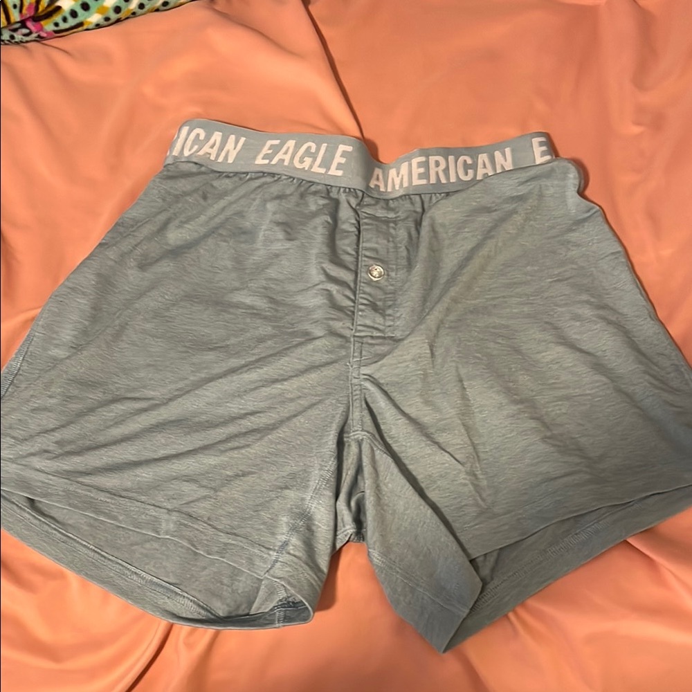 American Eagle Teal Sleep Shorts